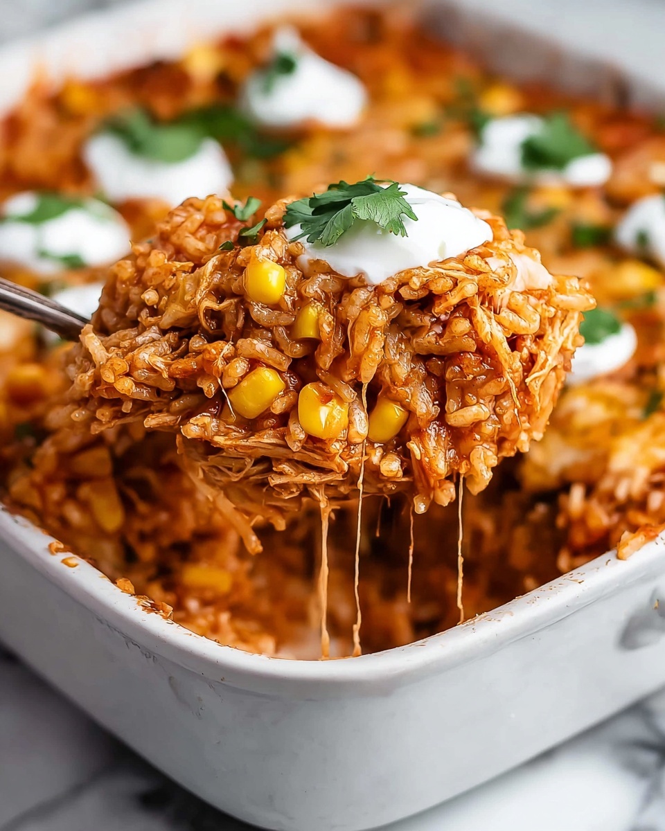 Chicken Enchilada Rice Casserole Recipe - Recipe Image