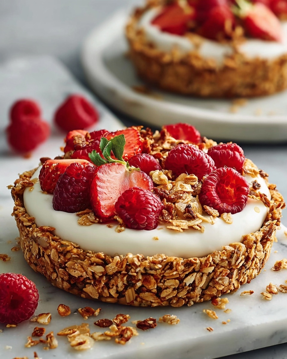 Breakfast Fruit Tart with Granola Crust Recipe - Recipe Image