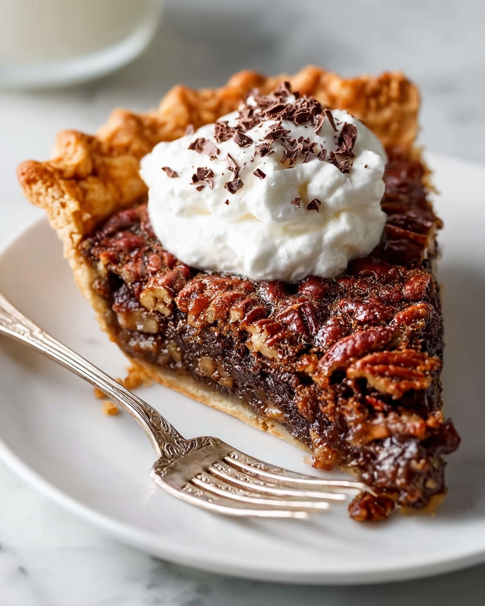 Dark Chocolate Pecan Pie Recipe - Recipe Image