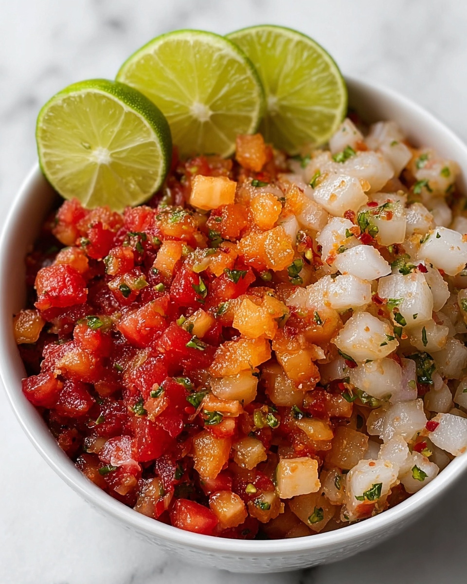 Quick And Easy Authentic Mexican Fish Ceviche Recipe - Recipe Image