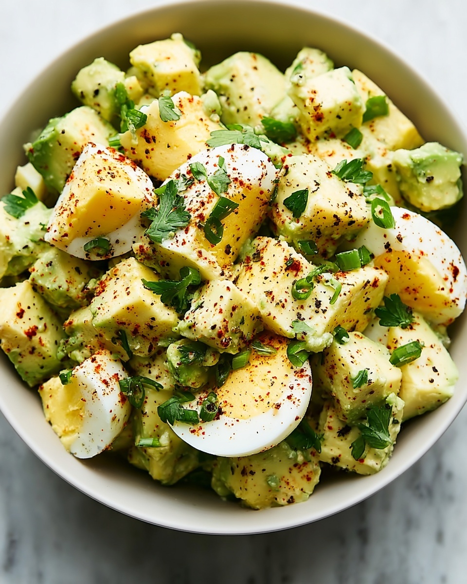 Creamy Avocado Egg Salad Recipe - Recipe Image