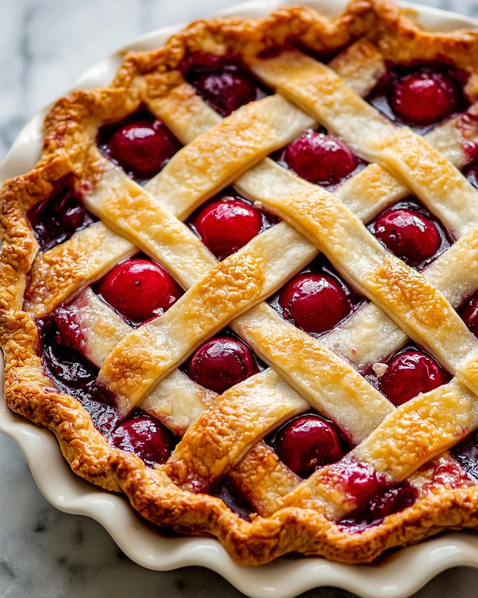 Perfect Homemade Cherry Pie Recipe - Recipe Image