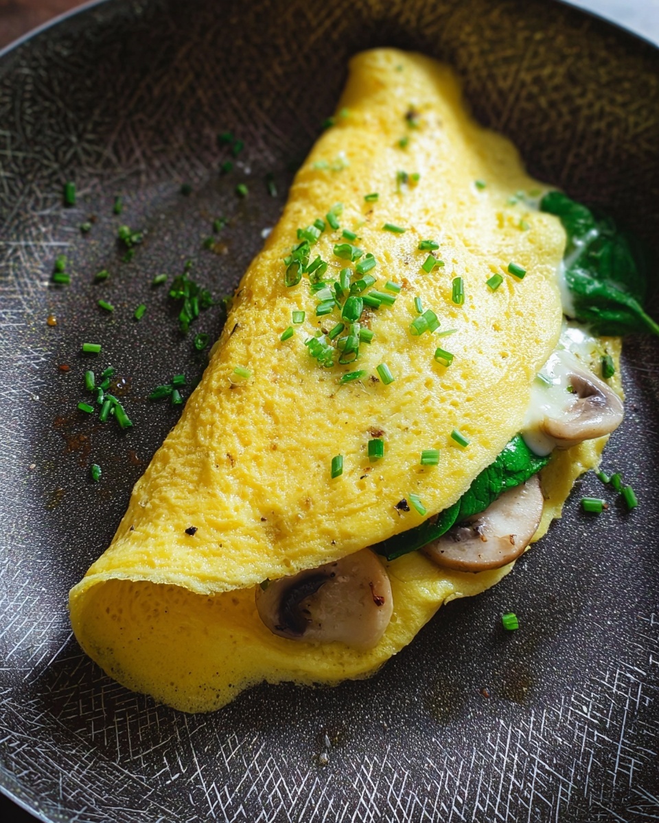 Cheesy Mozzarella Omelette Recipe - Recipe Image