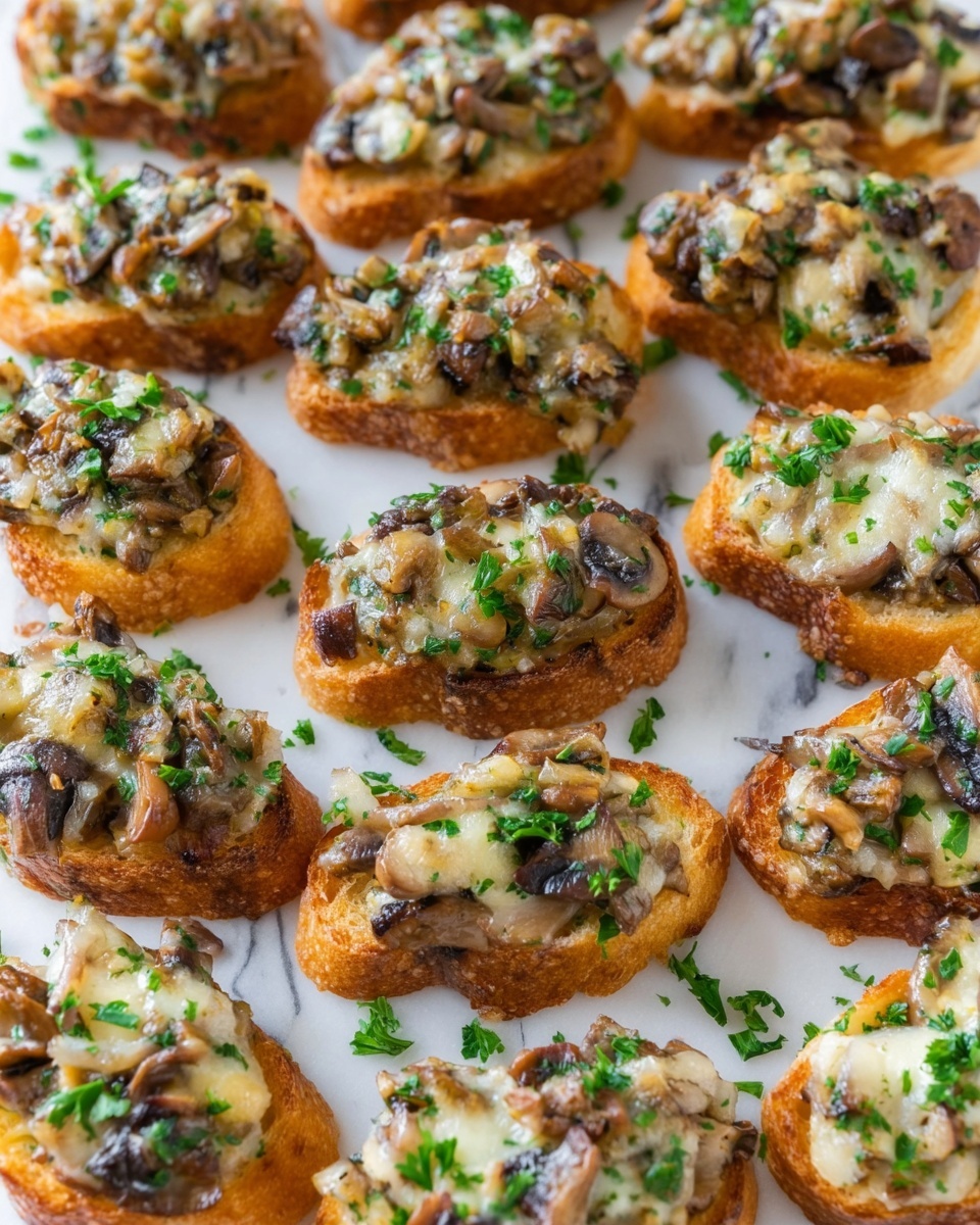 Mushroom Sandwich Melts Recipe - Recipe Image