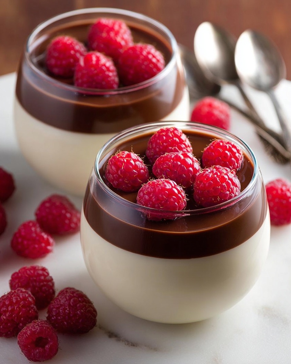 Vanilla Mousse with Chocolate Recipe - Recipe Image