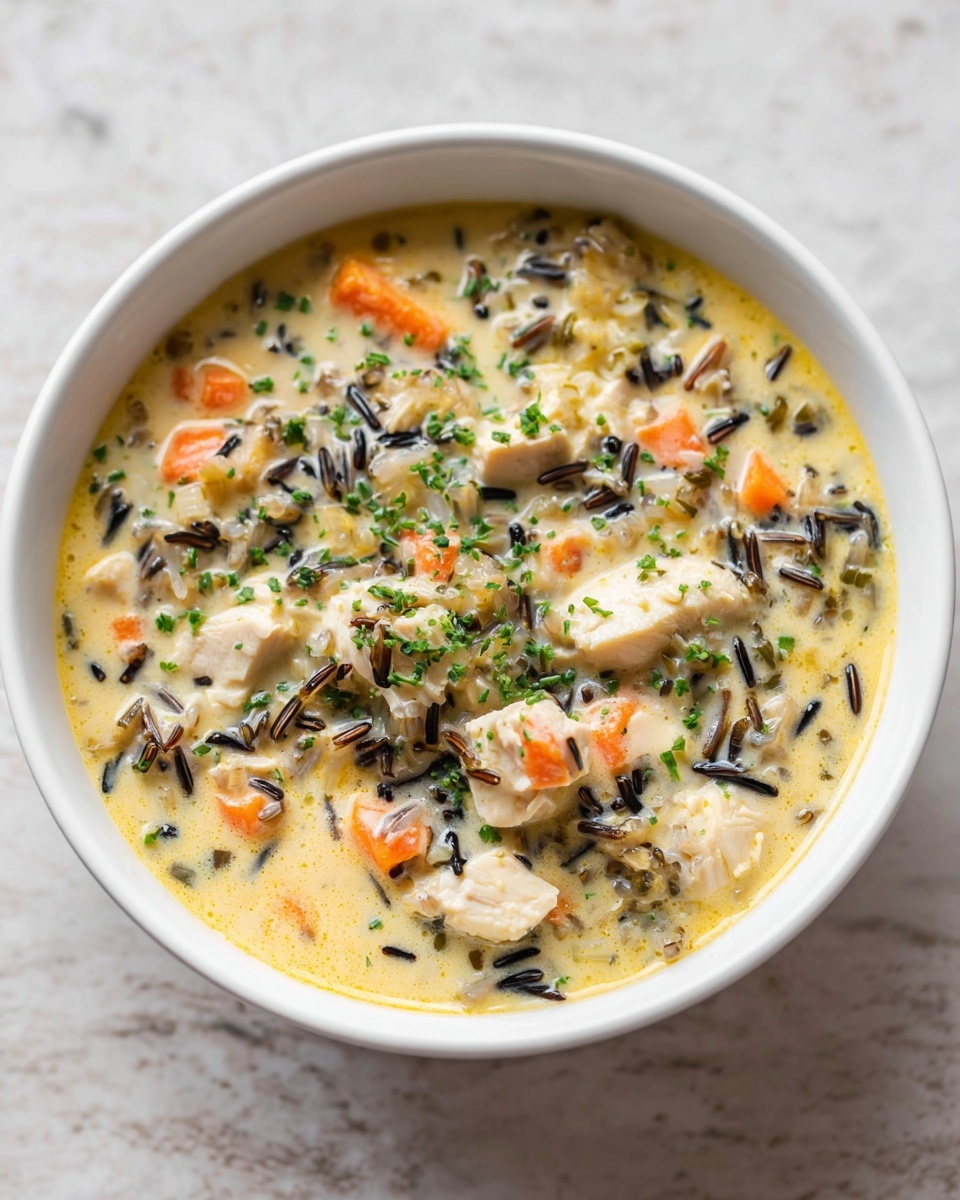 Leftover Turkey and Wild Rice Soup Recipe - Recipe Image