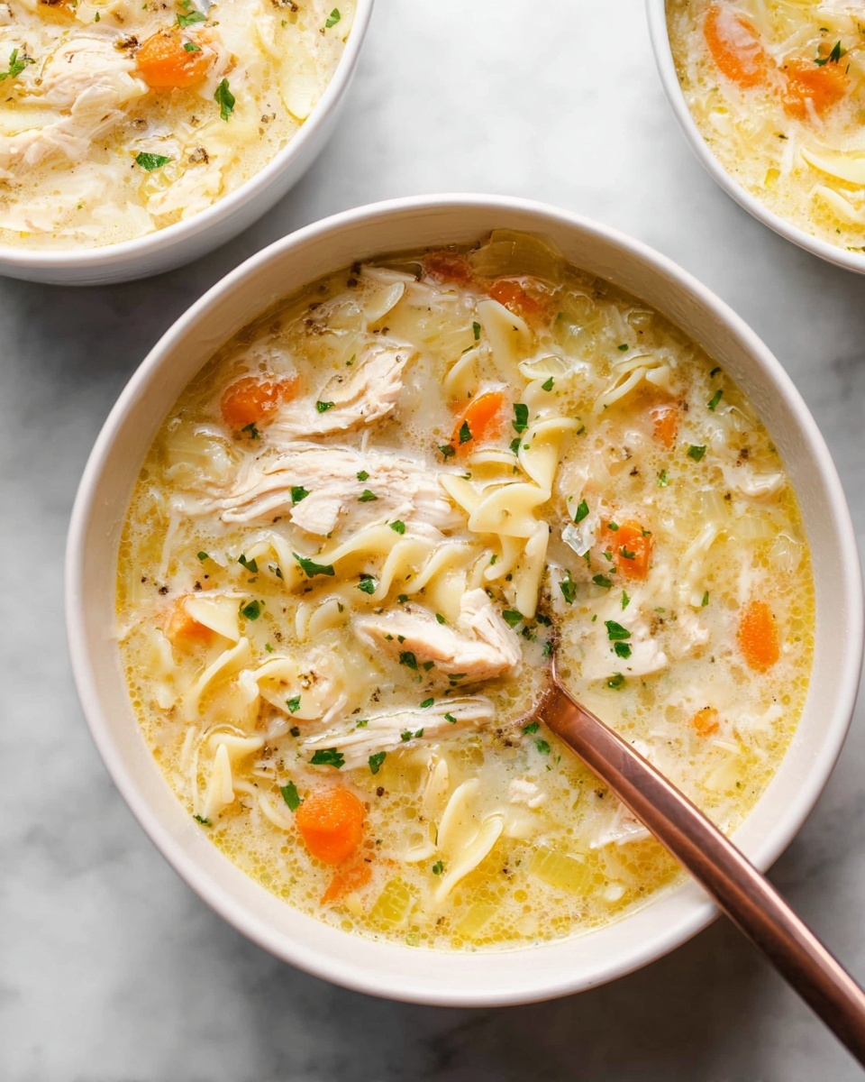 Lemon Chicken Orzo Soup Recipe - Recipe Image