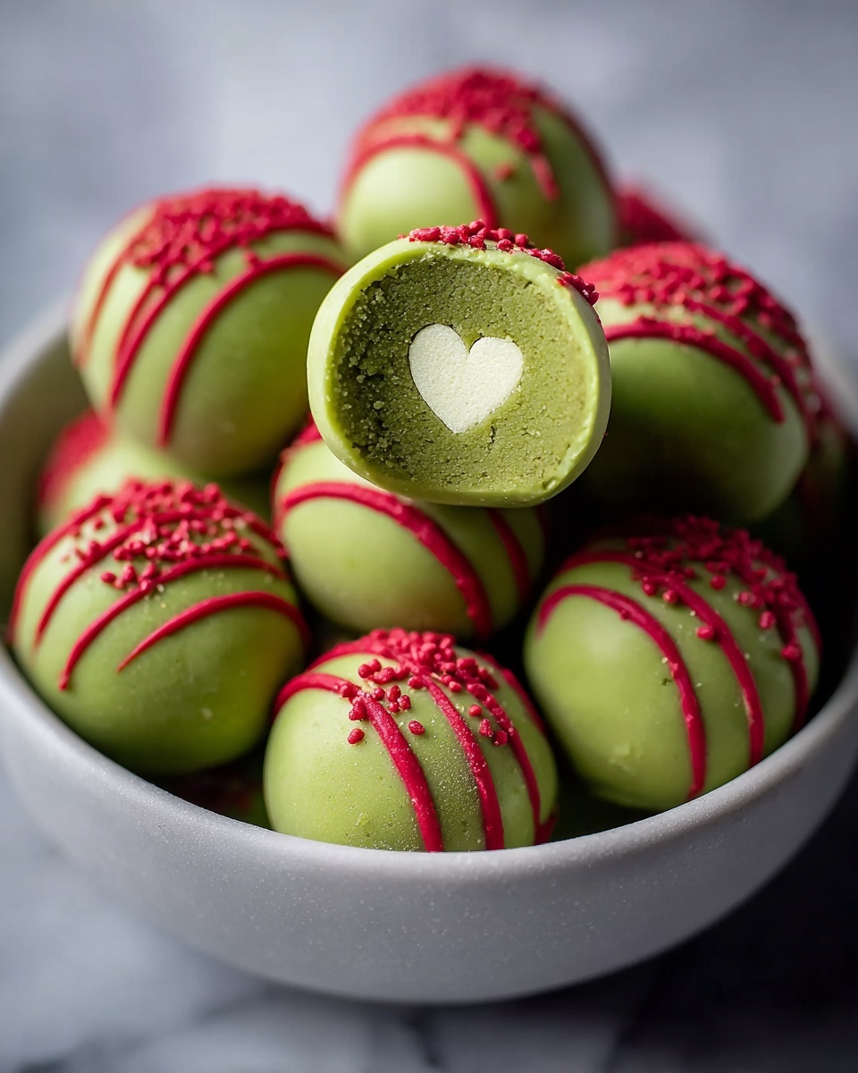Grinch Oreo Truffles Recipe - Recipe Image