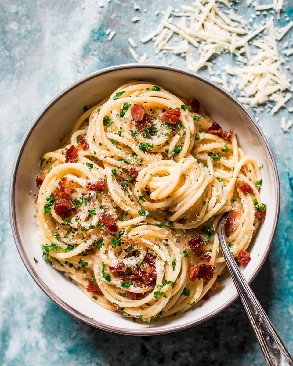 Creamy Bacon Spaghetti Recipe - Recipe Image