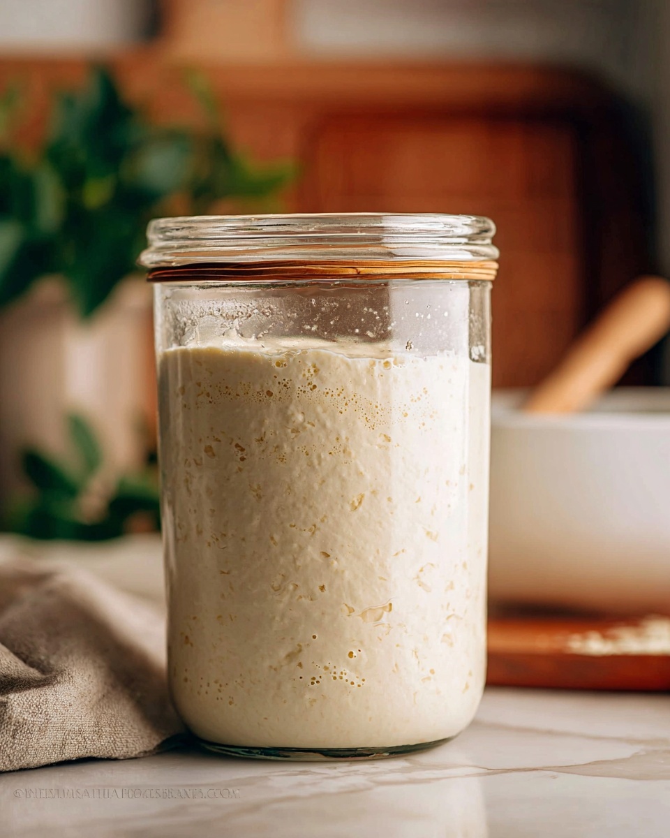 Sourdough Starter Recipe: How to Make a Live Fermented Starter from Whole Grain Flours Recipe - Recipe Image