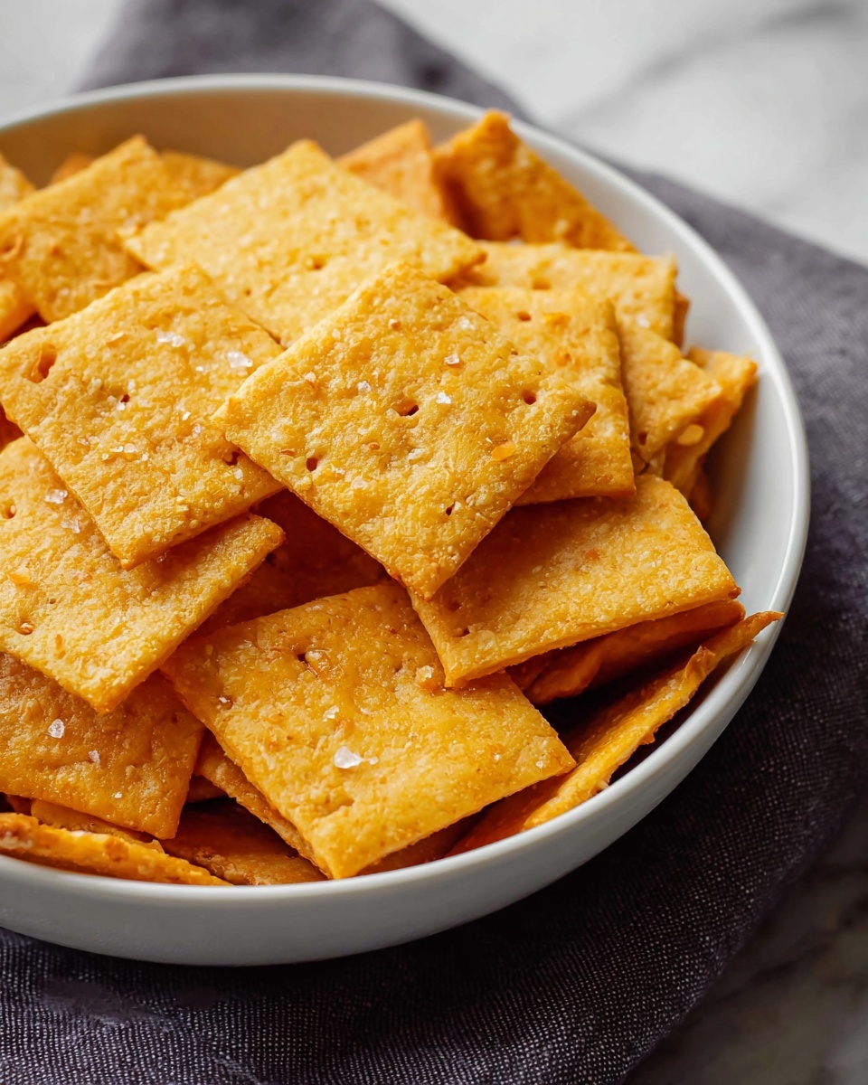 Sourdough Cheese Crackers Recipe - Recipe Image