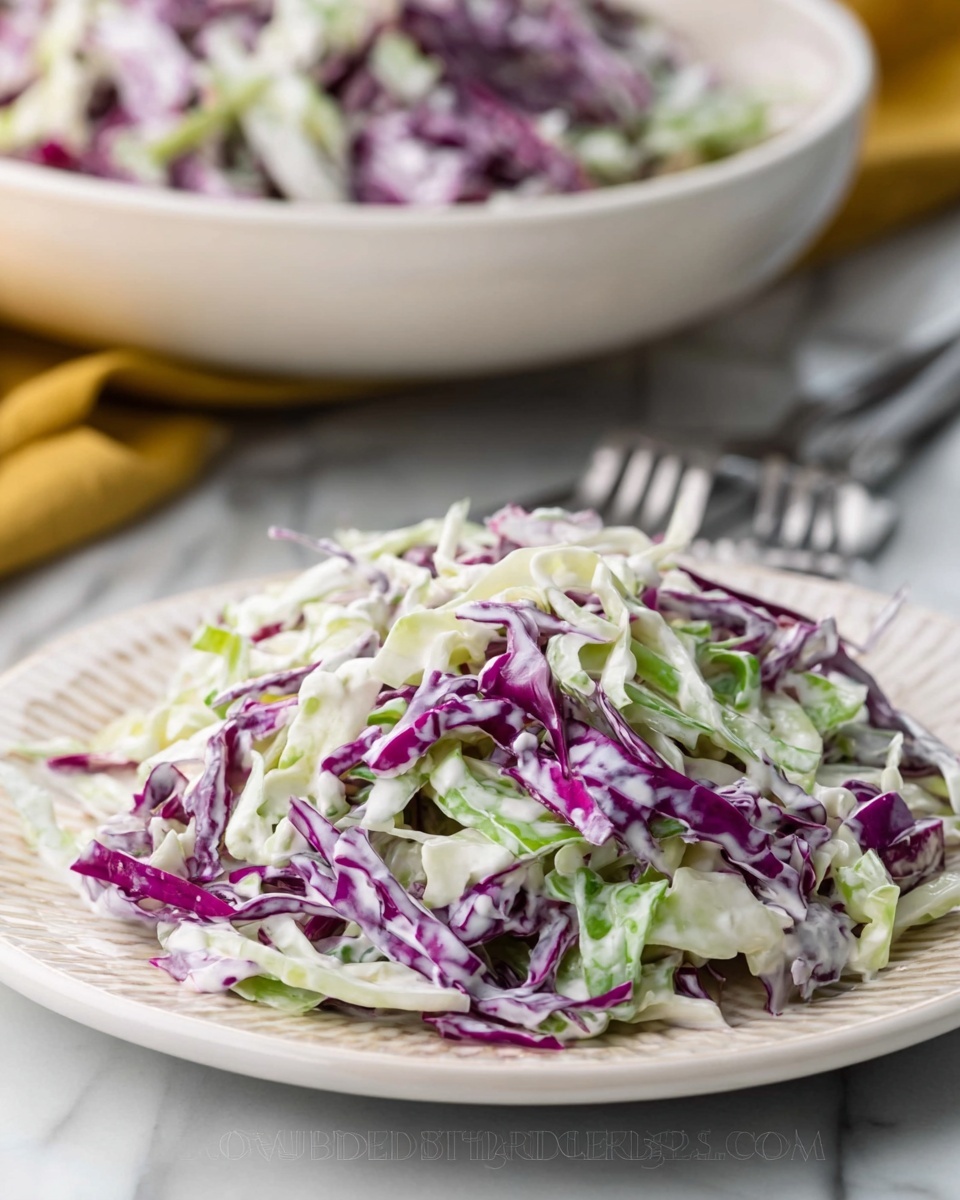 Creamy Coconut Coleslaw Recipe - Recipe Image