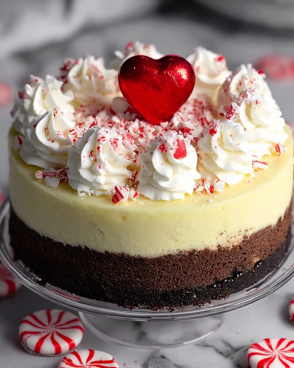 Peppermint Cheesecake – A Cool and Creamy Holiday Favorite Recipe - Recipe Image