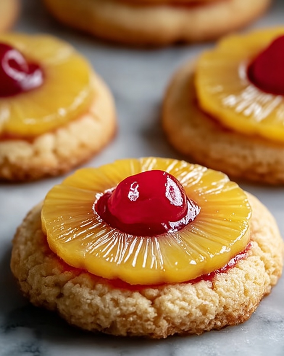 Pineapple Upside-Down Cookies – A Fun Twist on a Classic Dessert Recipe - Recipe Image