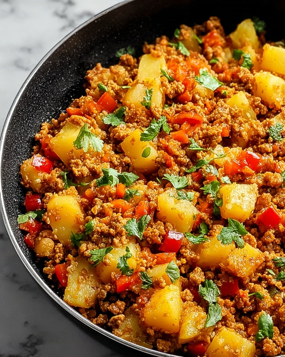 Mexican Ground Beef and Potato Skillet Recipe - Recipe Image