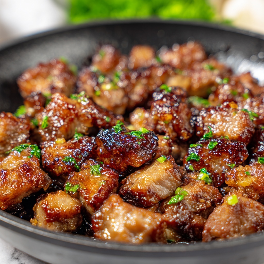 Garlic Butter Chicken Bites Recipe - Recipe Image