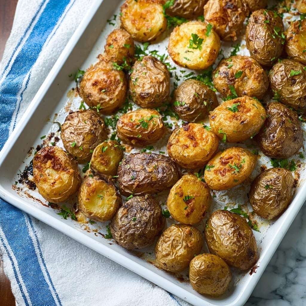 Crispy Oven Roasted Baby Yukon Potatoes Recipe - Recipe Image