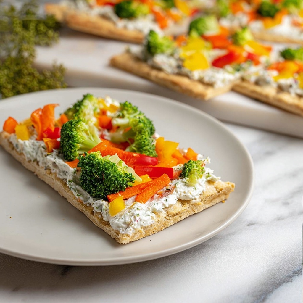 Crescent Roll Veggie Pizza Recipe - Recipe Image