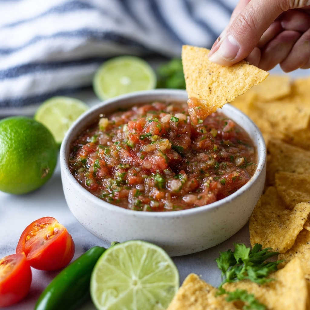 Fresh Restaurant Style Salsa Recipe - Recipe Image