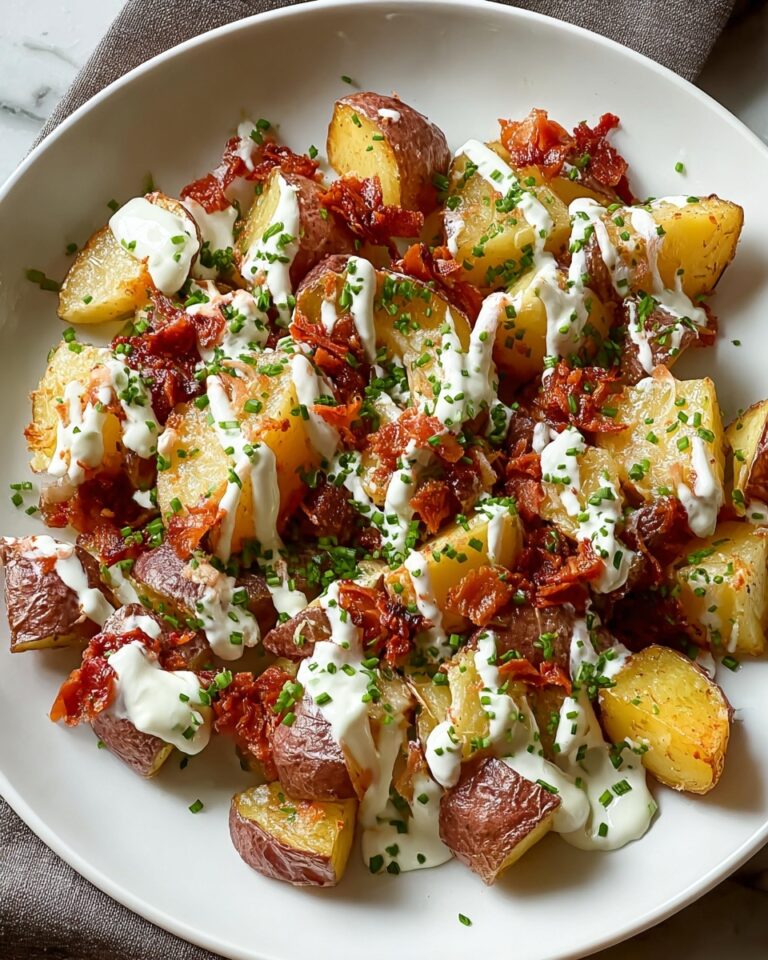 Buffalo Chicken Roasted Potato Bake Recipe