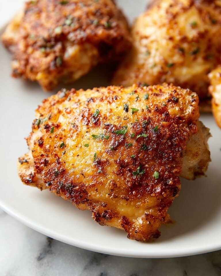 Air Fryer Crispy Italian-Seasoned Chicken Thighs Recipe