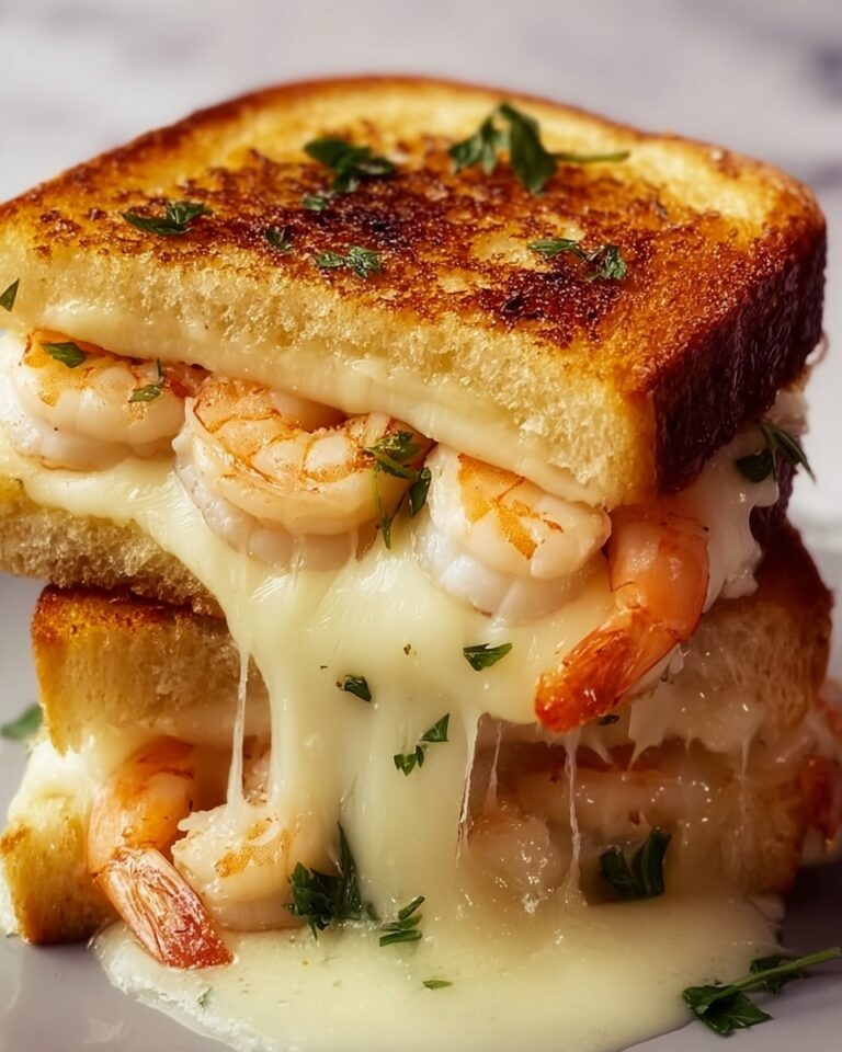 Shrimp & Cheese Grilled Sandwich Recipe