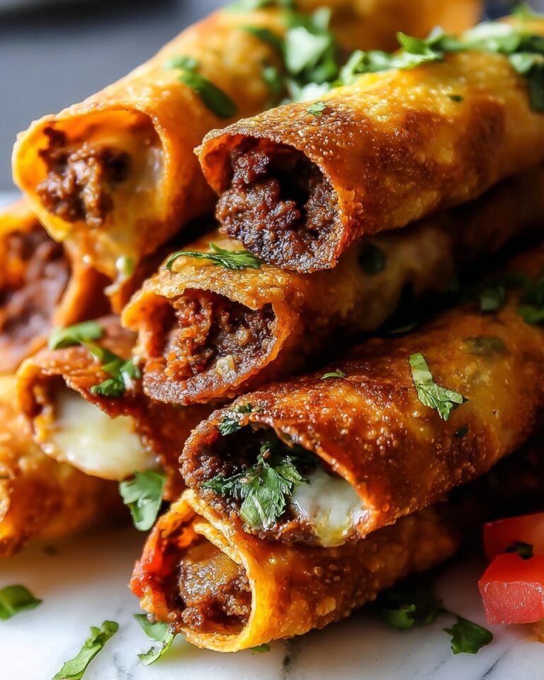 Crispy Jalapeño Popper Beef Taquitos Recipe