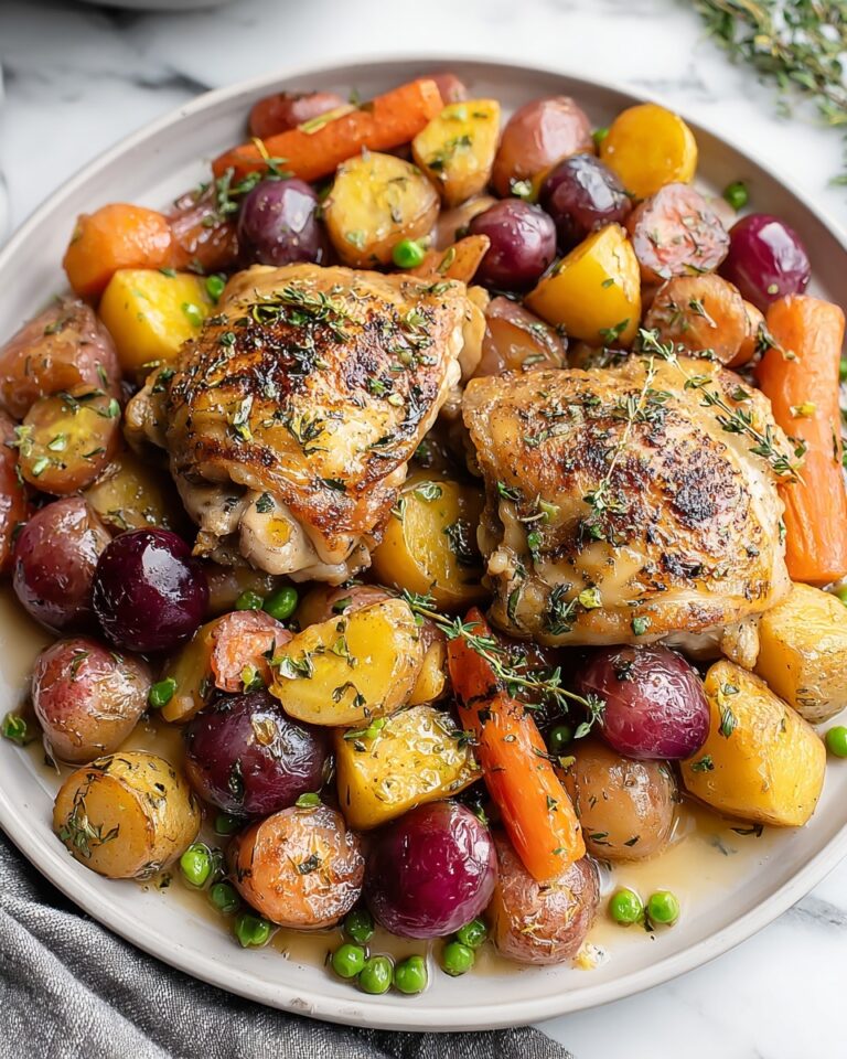 Autumn Chicken Roast with Root Vegetables Recipe