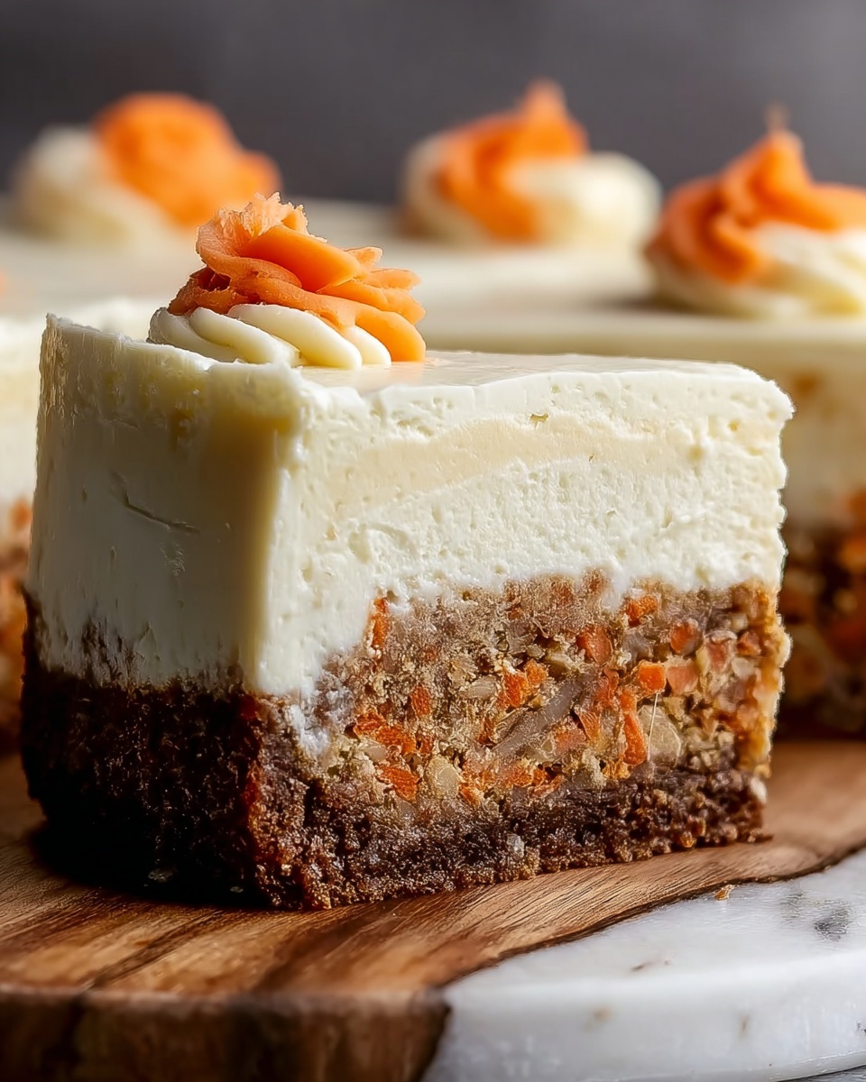 Irresistible Carrot Cake Cheesecake You'll Crave Again and Again Recipe - Recipe Image