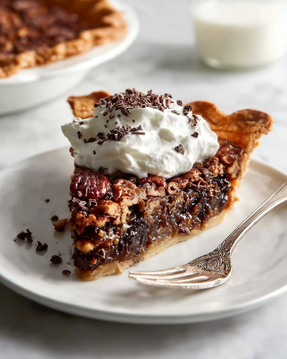 Dark Chocolate Pecan Pie Recipe - Recipe Image