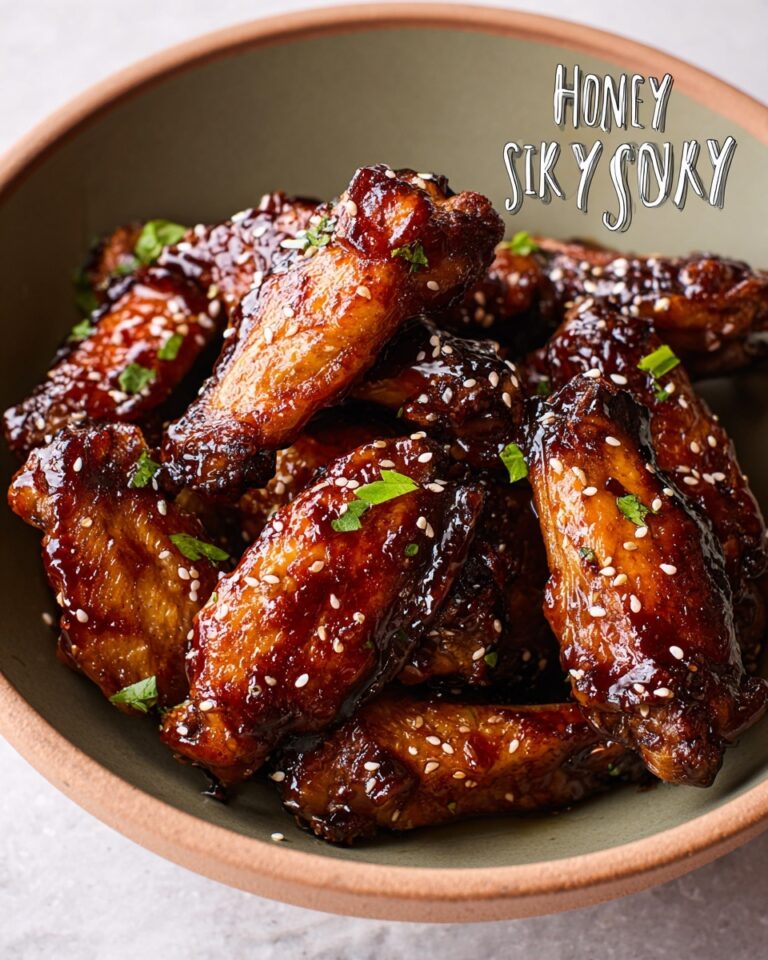 Honey Soy Sticky Chicken Wings Recipe