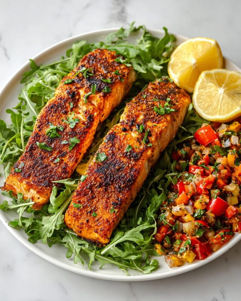 Easy Air Fryer Salmon with Flavor-Packed Leafy Greens Recipe
