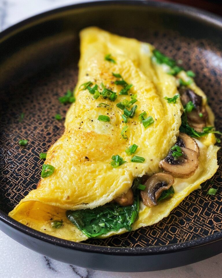 Cheesy Mozzarella Omelette Recipe