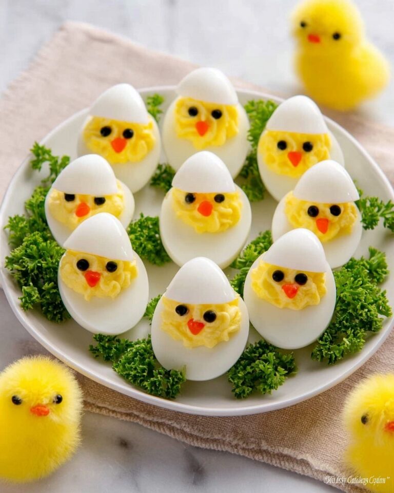 Easter Egg Recipe – Deviled Egg Chicks Recipe
