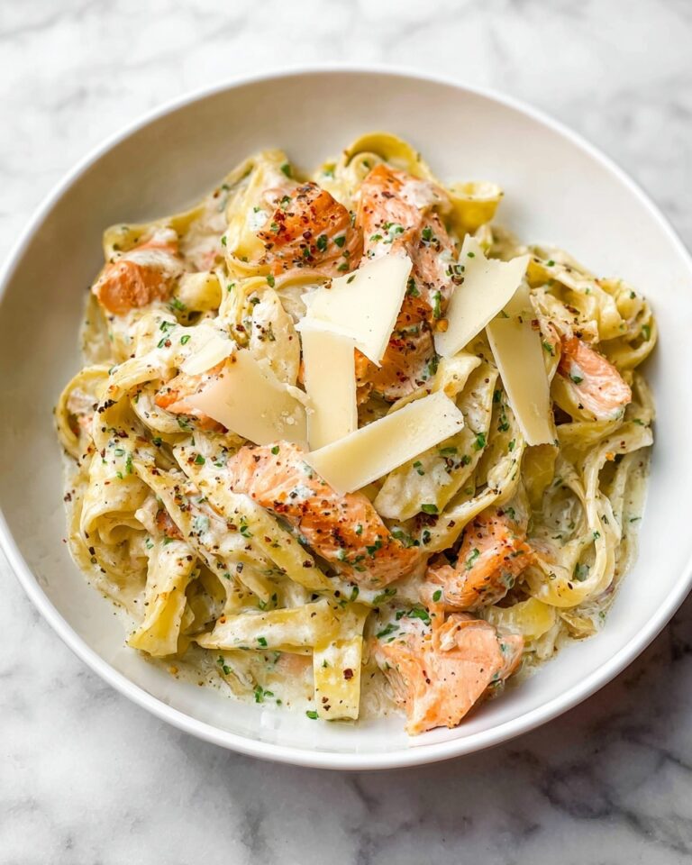 Lemon Dill Salmon Pasta Recipe