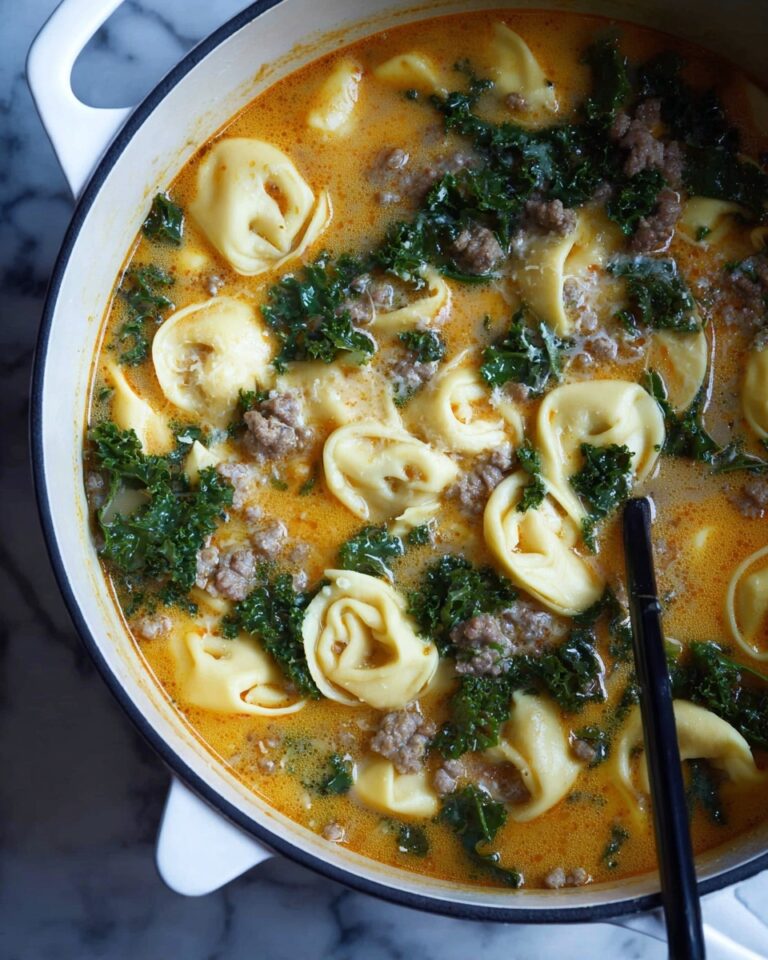Italian Creamy Tortellini Soup Recipe