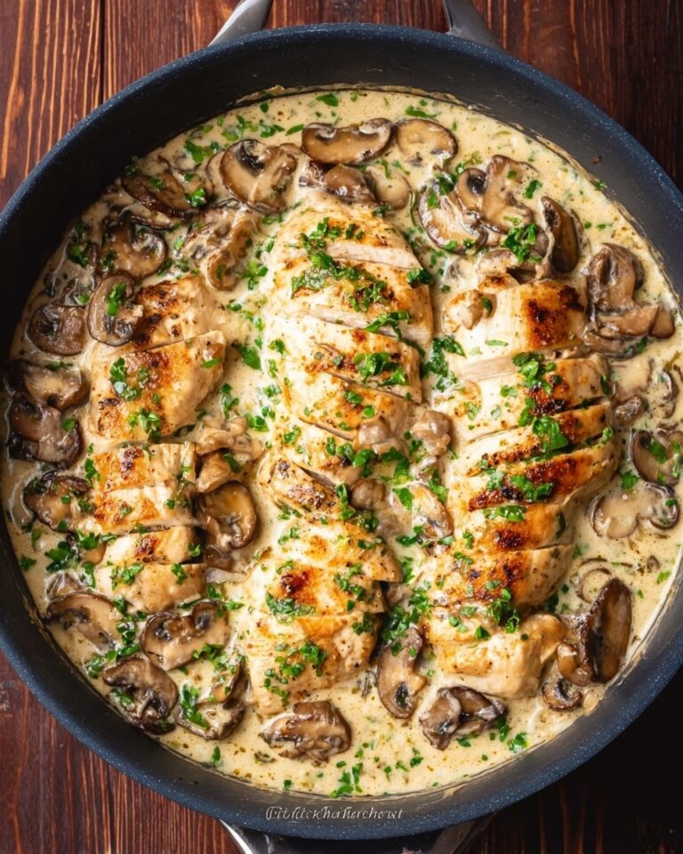 Creamy Herb Mushroom Chicken Recipe