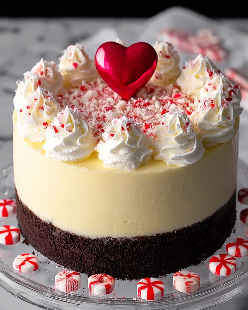 Peppermint Cheesecake – A Cool and Creamy Holiday Favorite Recipe - Recipe Image