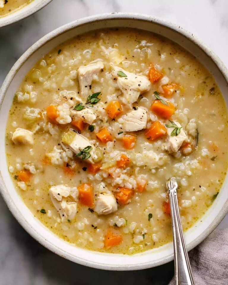 Anti-Inflammatory Cauliflower Chicken Soup Recipe