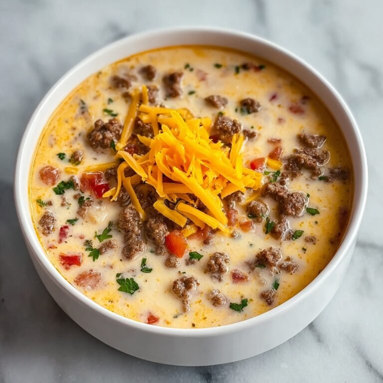 Easy Cheeseburger Soup Recipe