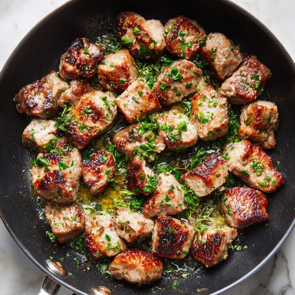 Garlic Butter Chicken Bites Recipe - Recipe Image