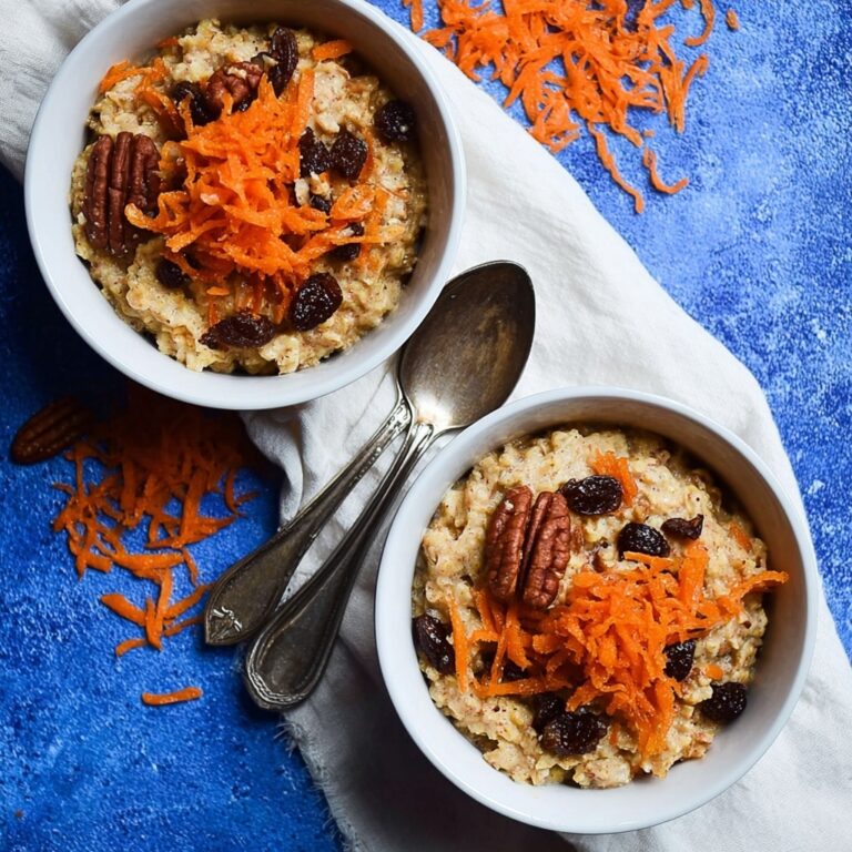 Clean Eating Carrot Cake Oatmeal Recipe