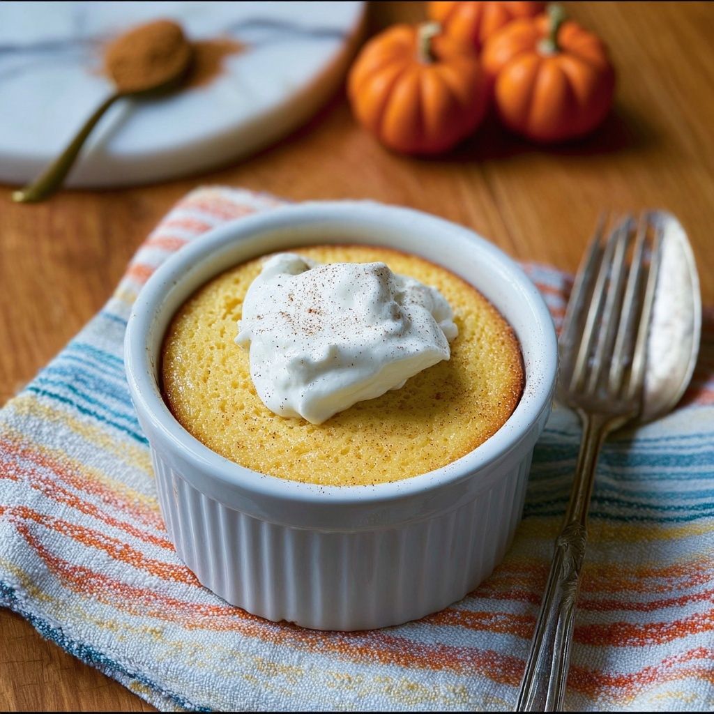 Healthy Pumpkin Mug Muffin Recipe - Recipe Image