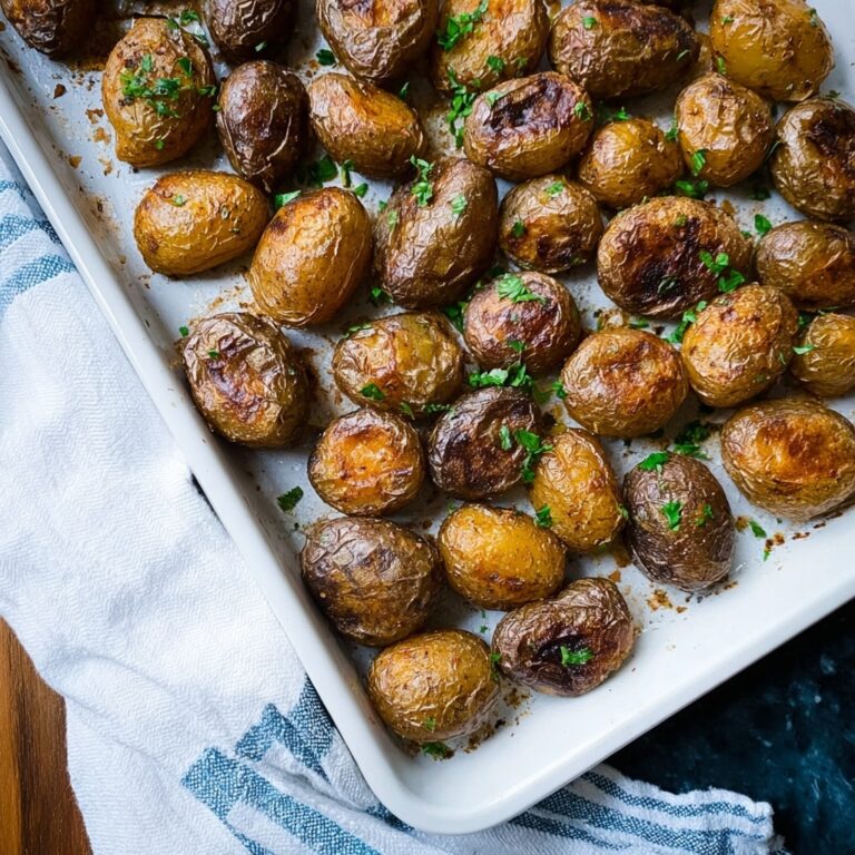 Crispy Oven Roasted Baby Yukon Potatoes Recipe