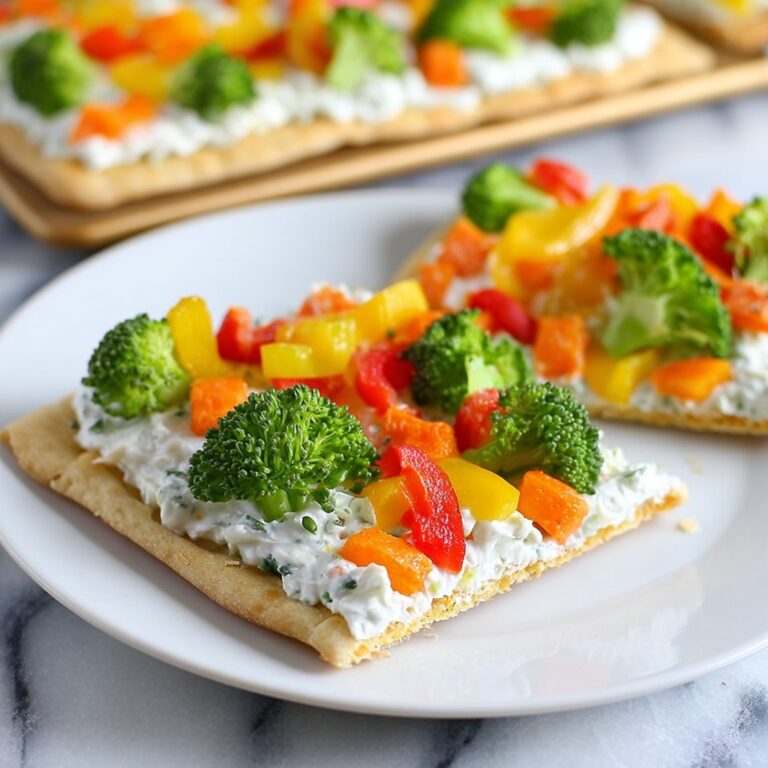 Crescent Roll Veggie Pizza Recipe