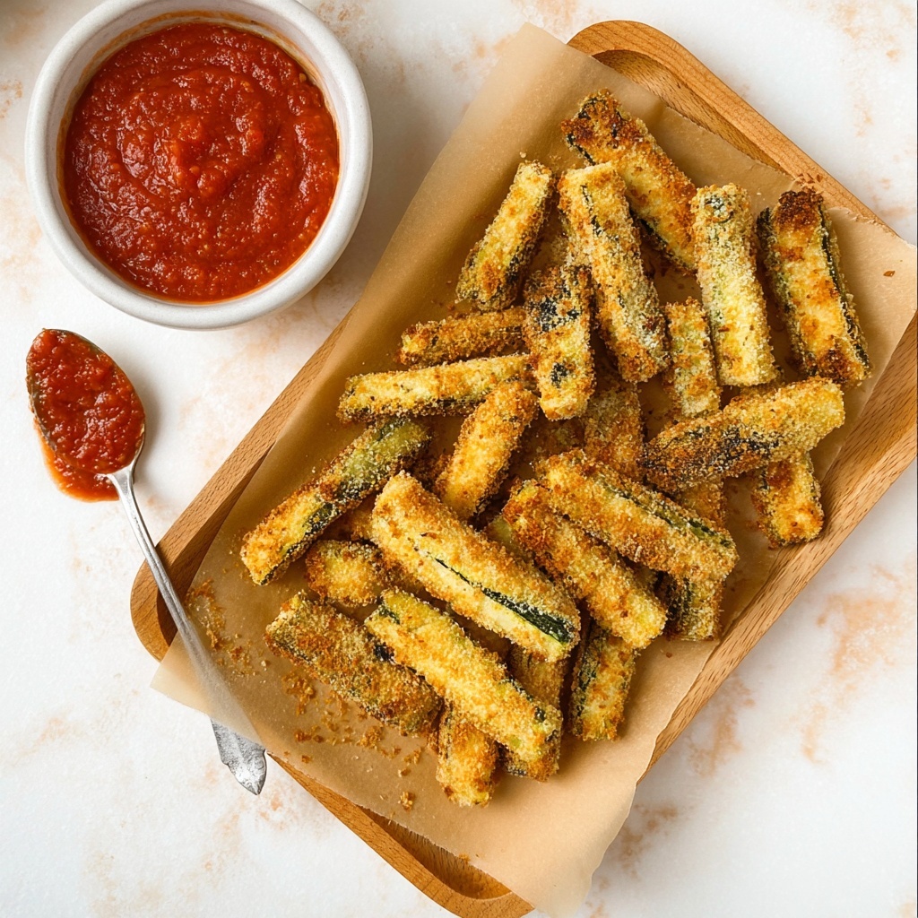 Baked Zucchini Fries Recipe - Recipe Image