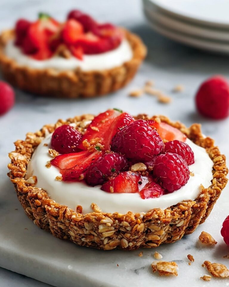 Breakfast Fruit Tart with Granola Crust Recipe