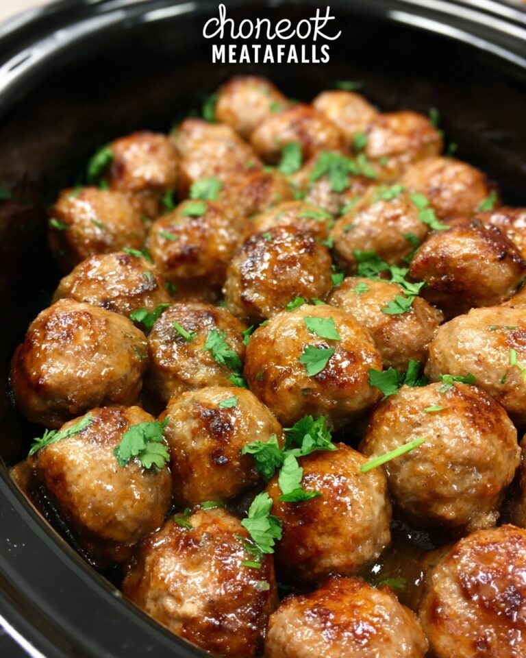 Honey Buffalo Crockpot Meatballs Recipe