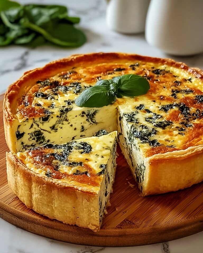 Cottage Cheese and Spinach Crustless Quiche Recipe