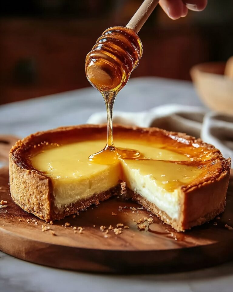 Golden Greek Honey Pie (Melopita) – A Sweet, Creamy Greek Dessert Recipe